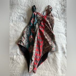 Billabong one piece with low back
